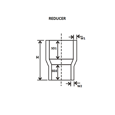 Urja Enterprise Reducer Fitting for ASTM Pipes (Finolex)
