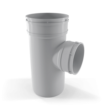 Urja Enterprise Finolex SWR Selfit Reducing Tee Fitting 160 × 110 mm (6″ × 4″)