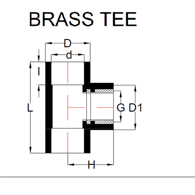 Urja Enterprise CPVC Brass Tee Insert (Finolex)