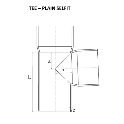 Urja Enterprise Finolex SWR Tee - Plain Double Socket Fitting Finolex