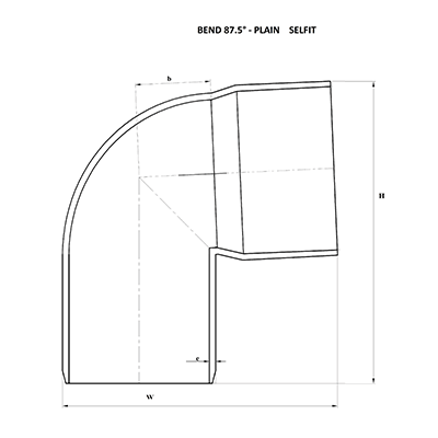 Urja Enterprise Finolex SWR Bend 87.5 - Plain Finolex