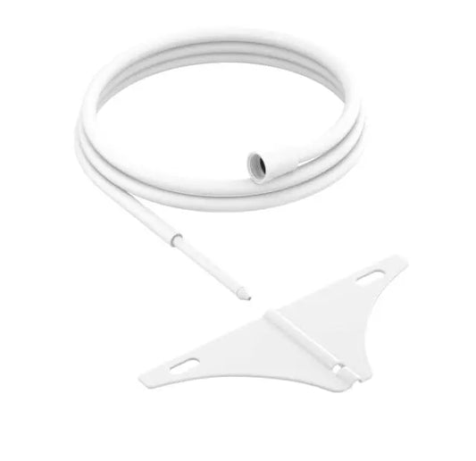 Urja Enterprise Butterfly Jet Spray for bathroom with Hose Pipe Tube with Hook/Holder White Colour hat and Cold Water use 1.5 meter (pack of 1) Urja Enterprise