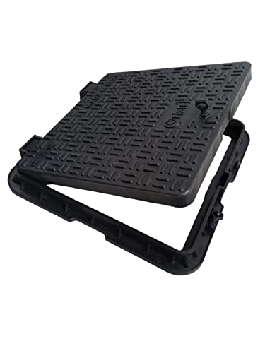 Urja Enterprise PVC Manhole Cover Floor | Drainage Cover | Chamber Cover (1 pcs) (PVC)(15 x 15 Classic) Urja Enterprise