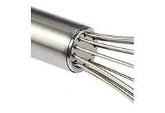 Urja Enterprise Stainless Steel Manual Hand Whisk - Balloon Wire Whisk for Mixing, Beating, Whipping & Blending, Kitchen Baking & Cooking Beater Tool for Egg, Cake Batter, Cream, Sauces & Drinks (20CM)