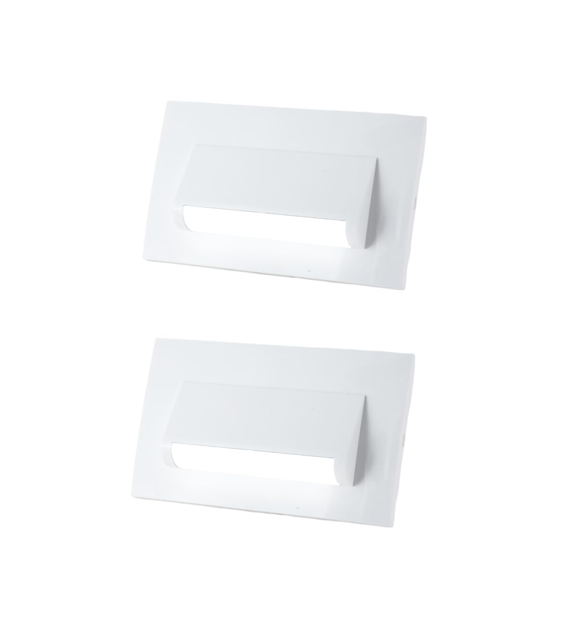 Classic 4 Modular Western LED Foot Light Convertible Under Cabinet Light, Soft White Outdoor Deck Wall Recessed Foot Stair Nosing Light PACK OF 2 WHITE