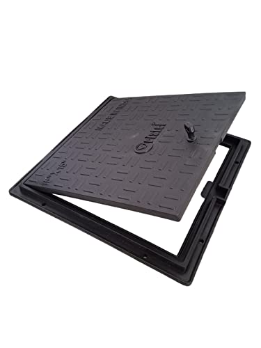 Urja Enterprise PVC Manhole Cover Floor | Drainage Cover | Chamber Cover (1 pcs) (PVC)(15 x 15 Classic) Urja Enterprise