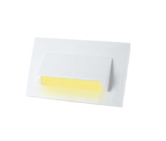 Classic 4 Modular Western LED Foot Light Convertible Under Cabinet Light, Soft White Outdoor Deck Wall Recessed Foot Stair Nosing Light PACK OF 1 YELLOW