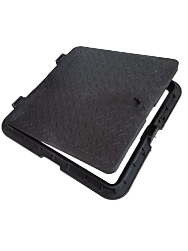 Urja Enterprise PVC Manhole Cover Floor | Drainage Cover | Chamber Cover (1 pcs) (PVC)(15 x 15 Classic) Urja Enterprise