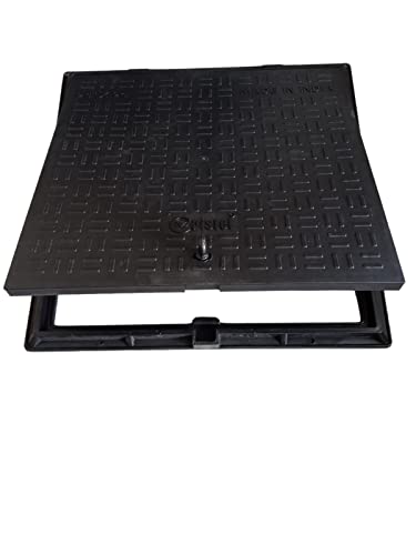 Urja Enterprise PVC Manhole Cover Floor | Drainage Cover | Chamber Cover (1 pcs) (PVC)(15 x 15 Classic) Urja Enterprise
