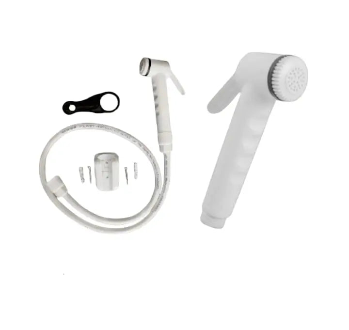 Urja Enterprisr Plastic Jet Spray – Complete Health Faucet Set with Hose & Wall Stand, 1.5meter (Pack of 1) Urja Enterprise
