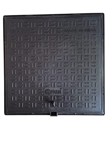 Urja Enterprise PVC Manhole Cover Floor | Drainage Cover | Chamber Cover (1 pcs) (PVC)(15 x 15 Classic) Urja Enterprise