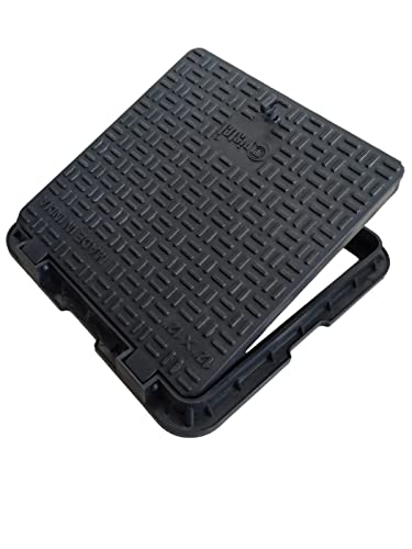 Urja Enterprise PVC Manhole Cover Floor | Drainage Cover | Chamber Cover (1 pcs) (PVC)(15 x 15 Classic) Urja Enterprise