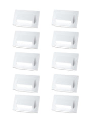 Classic 4 Modular Western LED Foot Light Convertible Under Cabinet Light, Soft White Outdoor Deck Wall Recessed Foot Stair Nosing Light PACK OF 10 WHITE