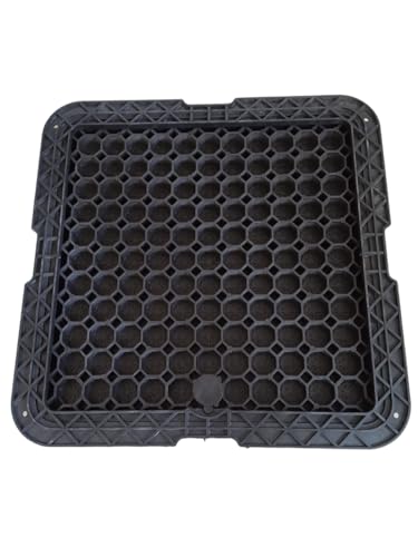 Urja Enterprise PVC Manhole Cover Floor | Drainage Cover | Chamber Cover (1 pcs) (PVC)(15 x 15 Classic) Urja Enterprise
