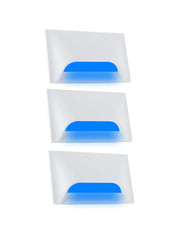 Urja Enterprise Italic 3&4 Modular Western LED Foot Light Convertible Under Cabinet Light, Soft White Outdoor Deck Wall Recessed Foot Stair Nosing Light PACK OF 3 BLUE