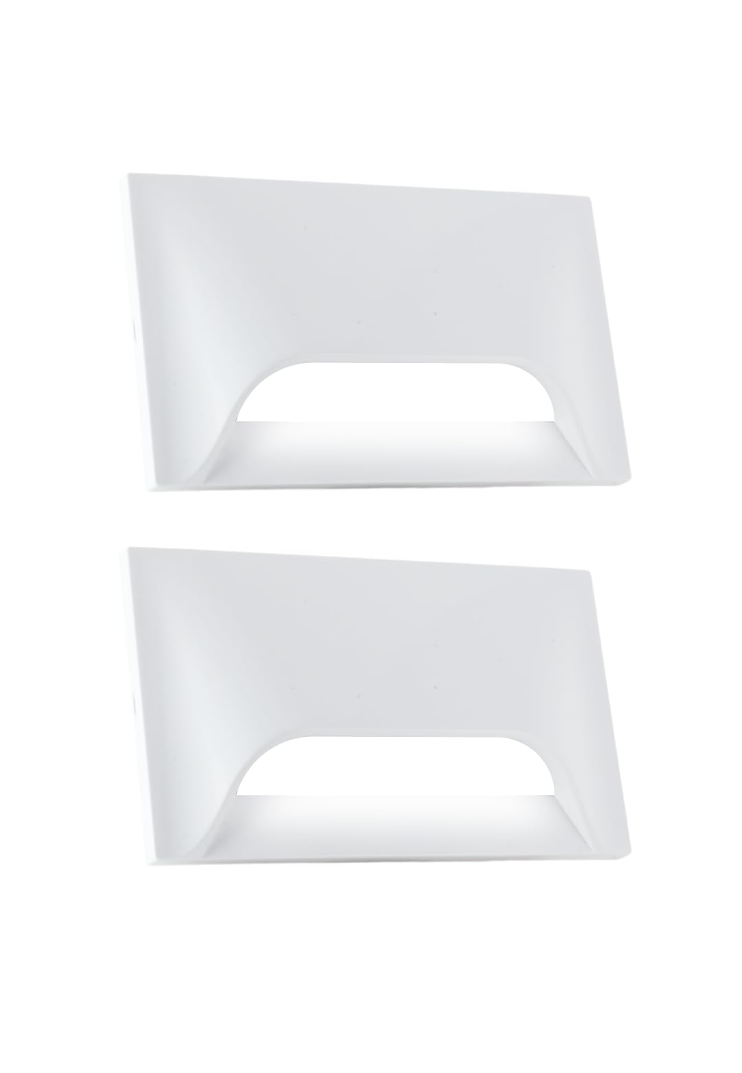 Urja Enterprise Italic 3&4 Modular Western LED Foot Light Convertible Under Cabinet Light, Soft White Outdoor Deck Wall Recessed Foot Stair Nosing Light PACK OF 2 WHITE