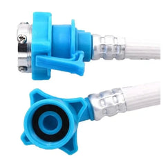 Urja Enterprise 3 Meter Inlet Hose Pipe for Top Loading Fully Automatic Washing Machine � Water Inflow Pipe with Faucet Adapter (White, Pack of 1) Urja Enterprise