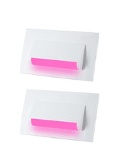 Classic 4 Modular Western LED Foot Light Convertible Under Cabinet Light, Soft White Outdoor Deck Wall Recessed Foot Stair Nosing Light PACK OF 2 PINK