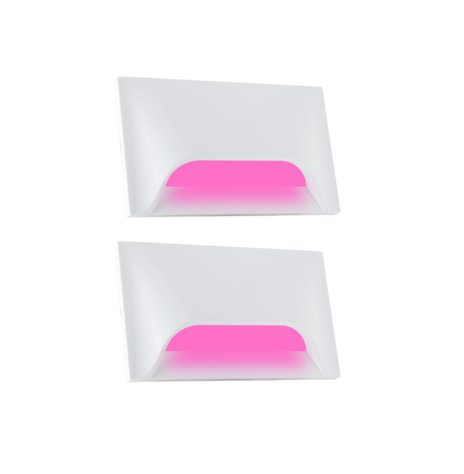 Urja Enterprise Italic 3&4 Modular Western LED Foot Light Convertible Under Cabinet Light, Soft White Outdoor Deck Wall Recessed Foot Stair Nosing Light PACK OF 2 PINK