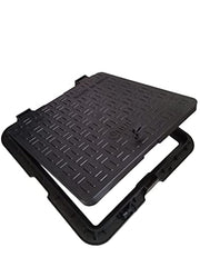 Urja Enterprise PVC Manhole Cover Floor | Drainage Cover | Chamber Cover (1 pcs) (PVC)(15 x 15 Classic) Urja Enterprise