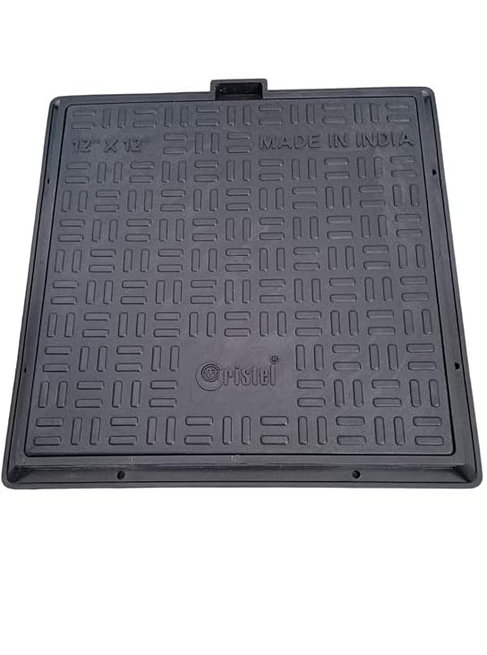 Urja Enterprise PVC Manhole Cover Floor | Drainage Cover | Chamber Cover (1 pcs) (PVC)(15 x 15 Classic) Urja Enterprise
