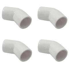 Urja Enterprise 4 Pcs 4-Way PVC Elbow Pipe Fitting – Durable Furniture Grade Corner Connector for DIY Racks, Shelves & Garden Support Structures Urja Enterprise