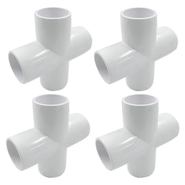 4-Way PVC Elbow Pipe Fitting Manufacturer and Supplier cross 1 inch