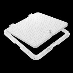 Urja Enterprise PVC Manhole Cover Floor | Drainage Cover | Chamber Cover Heavy and with loak 5 Ton Capacity (1 pcs) (24 x 24)