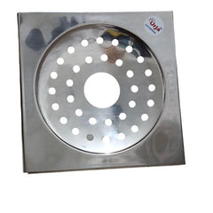 Urja Enterprise Sqaure Round Cut Floor Drain | Premium Stainless Steel | 6 x 6 inches | Pack of 1 Urja Enterprise
