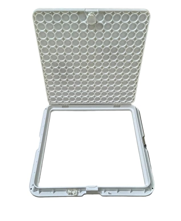 Urja Enterprise PVC Manhole Cover Floor | Drainage Cover | Chamber Cover (1 pcs) (PVC)(15 x 15 Classic) Urja Enterprise