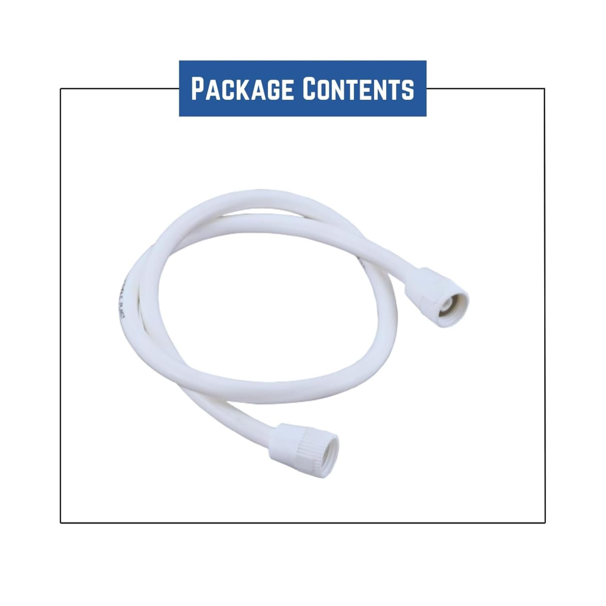 New Ware® PVC Shower Hose for Handheld Shower & Health Faucet|Hose Pipe Water Supply Lines for All Type of Water Faucet|Bidet|Flexible Heavy Duty Tube for Bathroom, Toilet & Home (1.5 Meter) Urja Enterprise