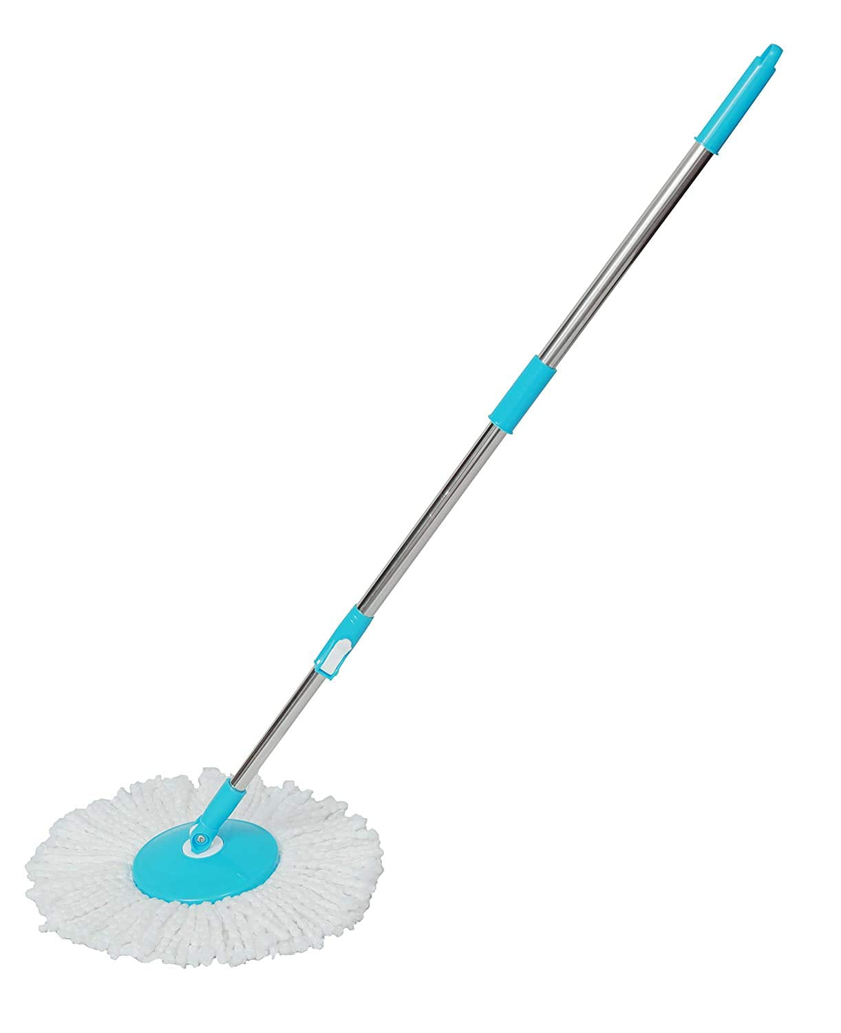Urja Enterprise 360° Bucket Spin Mop Stick (Blue) with Microfiber Refill