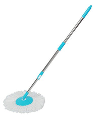 Urja Enterprise 360° Bucket Spin Mop Stick (Blue) with Microfiber Refill