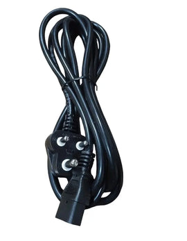 URJA Store 9 Feet 3-Pin Power Extension Cable for Computer and Electronics 6 AMP (2.5MTR)