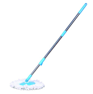Urja Enterprise 360° Bucket Spin Mop Stick (Blue) with Microfiber Refill Default Title