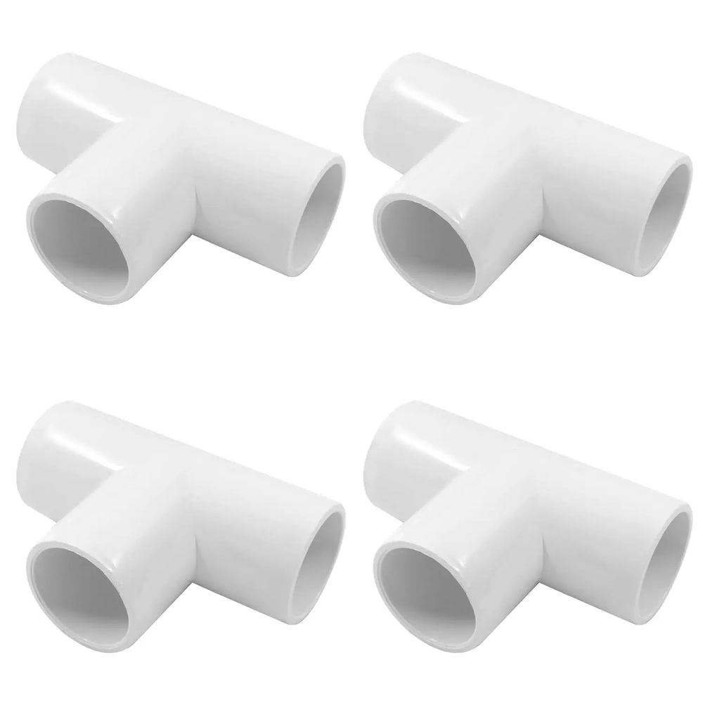 Urja Enterprise 4 Pcs 4-Way PVC Elbow Pipe Fitting – Durable Furniture Grade Corner Connector for DIY Racks, Shelves & Garden Support Structures Urja Enterprise
