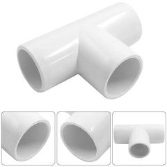 Urja Enterprise 4 Pcs 4-Way PVC Elbow Pipe Fitting – Durable Furniture Grade Corner Connector for DIY Racks, Shelves & Garden Support Structures Urja Enterprise