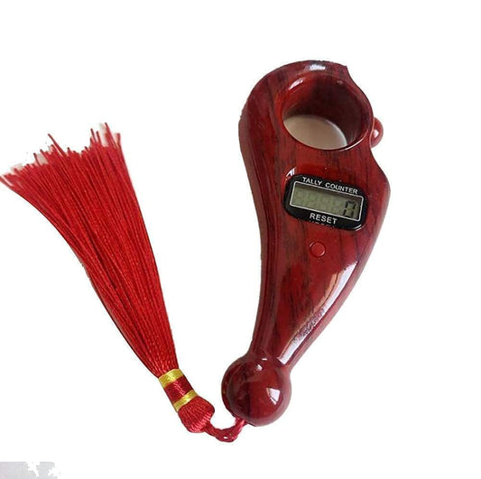 Urja Enterprise Digital Finger Counter for Pooja Meditation Prayer – Portable Japa Mala Counting Device, Tally Counter with LCD Display for Chanting, Mindfulness, and Spiritual Practice (Multicolor) Pack Of 5