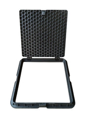 Urja Enterprise PVC Manhole Cover Floor | Drainage Cover | Chamber Cover (1 pcs) (PVC) (30 x 30 Heavy)