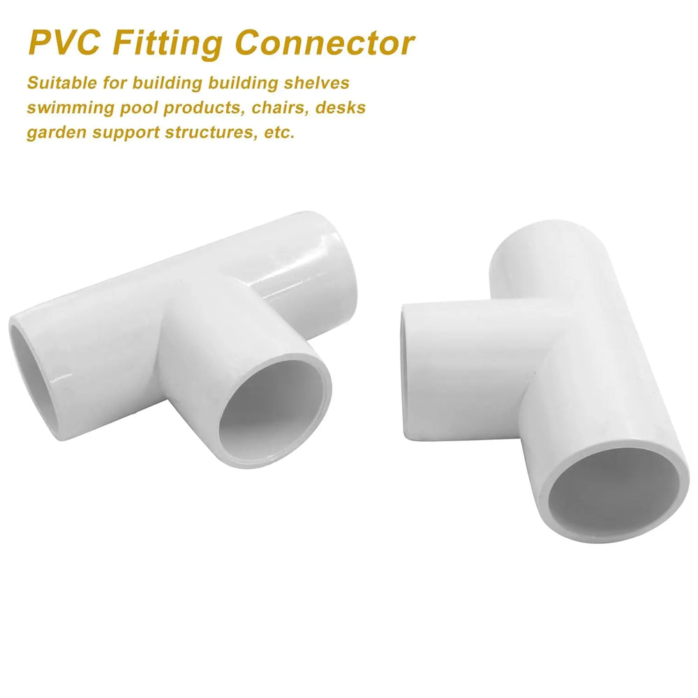 Urja Enterprise 4 Pcs 4-Way PVC Elbow Pipe Fitting – Durable Furniture Grade Corner Connector for DIY Racks, Shelves & Garden Support Structures Urja Enterprise