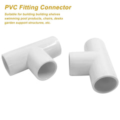 Urja Enterprise 4 Pcs 4-Way PVC Elbow Pipe Fitting – Durable Furniture Grade Corner Connector for DIY Racks, Shelves & Garden Support Structures Urja Enterprise