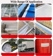 Urja Enterprise Leakage Repair Waterproof Tape for Pipe Leakage Roof Water Leakage Solution Aluminium Foil Tape Waterproof Adhesive Tape Sealing Butyl Rubber Tape for Leakage Silver Urja Enterprise