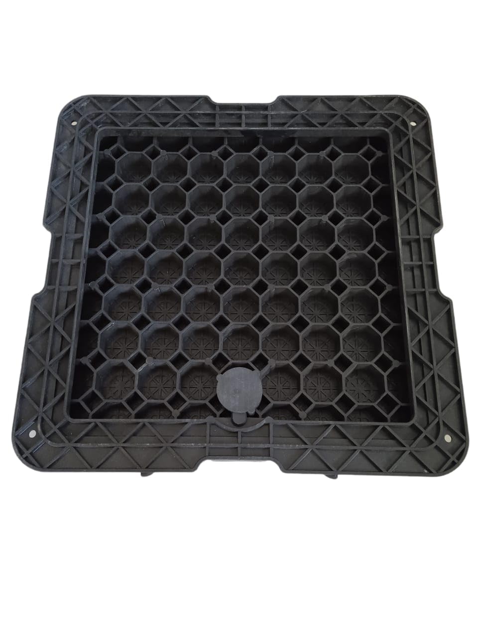 Urja Enterprise PVC Manhole Cover Floor | Drainage Cover | Chamber Cover (1 pcs) (PVC)(15 x 15 Classic) Urja Enterprise