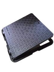 Urja Enterprise PVC Manhole Cover Floor | Drainage Cover | Chamber Cover (1 pcs) (PVC)(15 x 15 Classic) Urja Enterprise