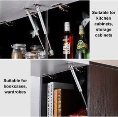 RAB Gas Pumps, Gas Struts, Gas Shocks Lift Support for Cabinet (Code- Gas Pump normal, Size- 9" Load Capacity:- 30 kg, Color- Black, Pack of 1 Set of 2 PCS) Urja Enterprise