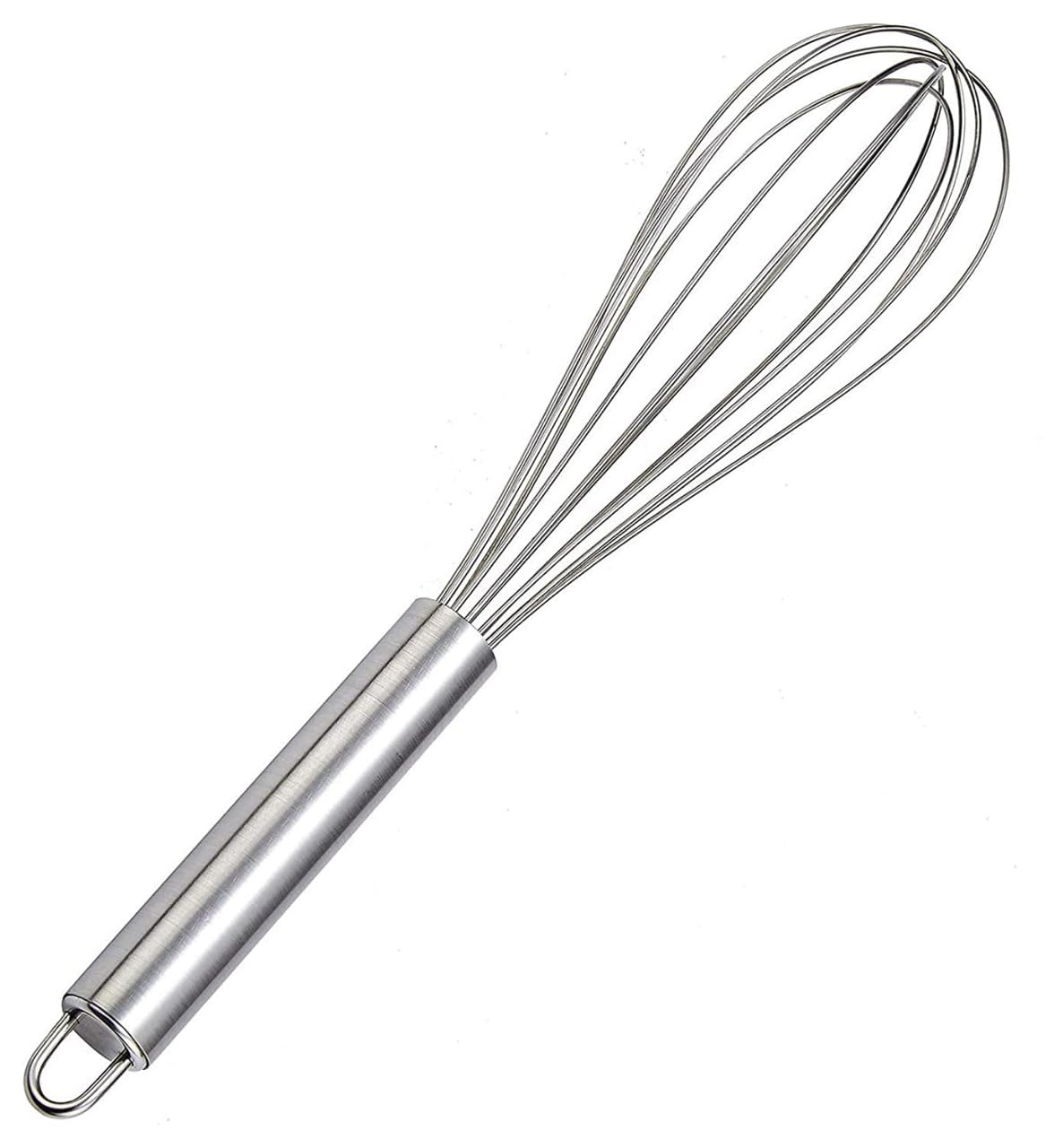 Urja Enterprise Stainless Steel Manual Hand Whisk - Balloon Wire Whisk for Mixing, Beating, Whipping & Blending, Kitchen Baking & Cooking Beater Tool for Egg, Cake Batter, Cream, Sauces & Drinks (20CM) Default Title