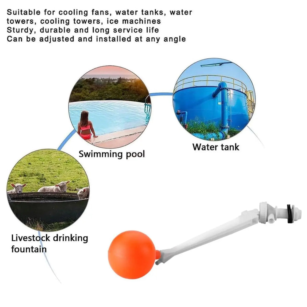 Urja Enterprise Flush Tank Syphon Kit Full Set - Flushing Cistern Accessories, Standard Size (White) Polyvinyl chloride Urja Enterprise