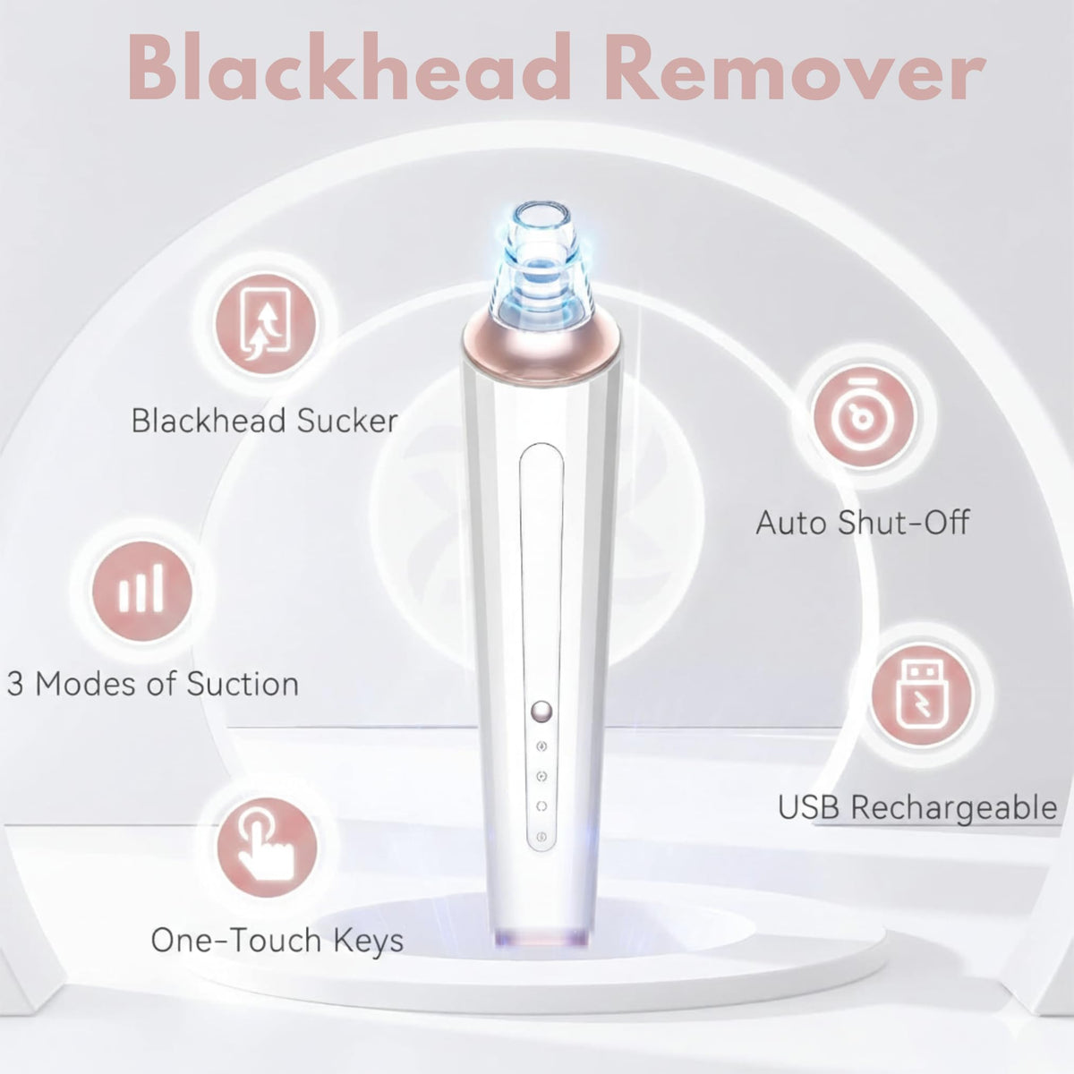 Urja Enterprise Plus Edition Multi-Function Blackhead Whitehead Remover Device, Skin Cleaner, Pimple Removal Tool, Acne Pimple Cleaner Vacuum Suction for Men and Women (Plus Edition)