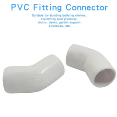 Urja Enterprise 4 Pcs 4-Way PVC Elbow Pipe Fitting – Durable Furniture Grade Corner Connector for DIY Racks, Shelves & Garden Support Structures Urja Enterprise