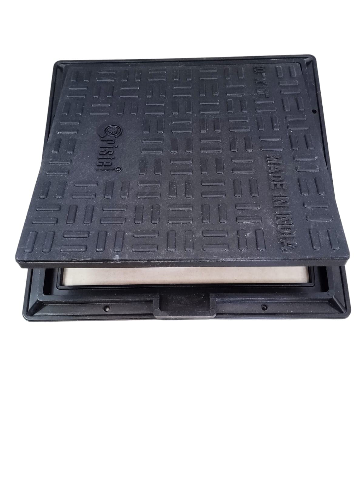 Urja Enterprise PVC Manhole Cover Floor | Drainage Cover | Chamber Cover (1 pcs) (PVC)(15 x 15 Classic) Urja Enterprise